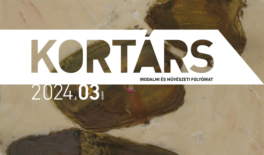 Részlet a Kortárs folyóirat 2024. márciusi számának borítójáról